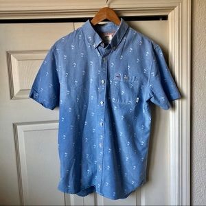 Vans button down collared shirt
